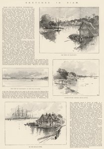 Sketches in Siam by Charles Auguste Loye